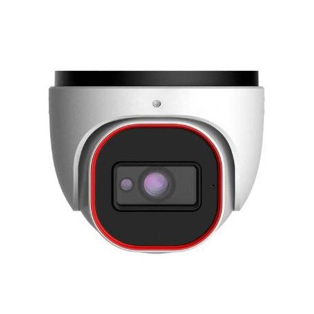 Camara domo IP4 MP, Lente 2, 8 mm (96°), de día detecta hasta 60 mts, Reconoce: 12 mts, Identifica: 6 mts, IR hasta 20 mts, DDA2