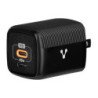 Cargador carga rápida Vorago de pared AU-402-BK negro 45W,