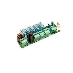 Tarjeta para conexión de 2 baterías de respaldo 12 V - 1.2 Ah.