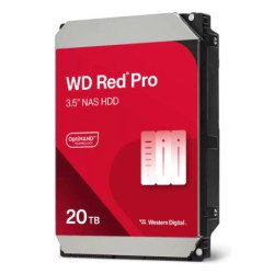 Disco duro interno WD red pro 20 TB 3.5 escritorio SATA3 6GB/s 512mb 7200RPM 24x7 hotplug NAS 1-24 bahías