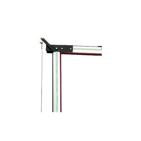 Articulación para mástil con iluminación LED para Barrera KXBGGALED izquierda.