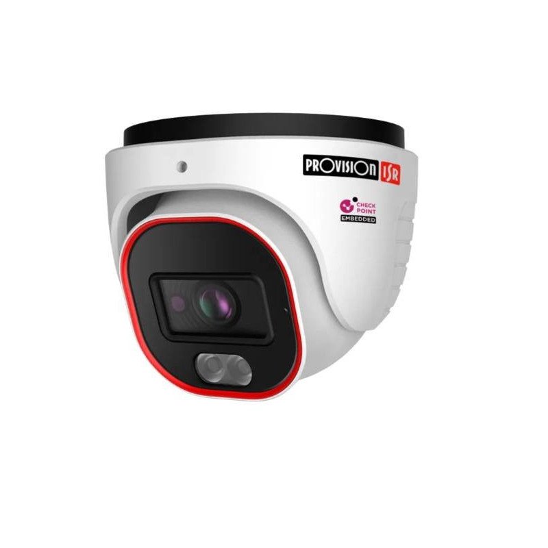Camara domo IP 4 MP, Lente 2. 8mm (93), de día detecta hasta 60 mts/Reconoce: 12 mts/Identifica: 6 mts, IR hasta 20 mts, DDA, mi