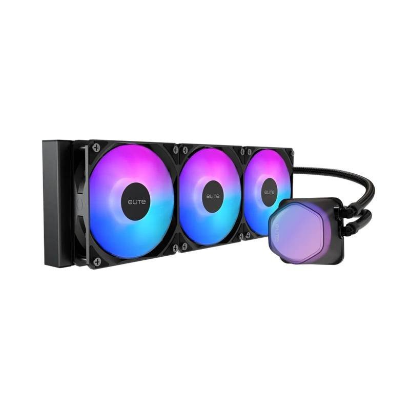 Enfriamiento Liquido Cooler Master Elite Liquid 360 (ELW-D36M-A21DA-R1), ARGB Socket Intel LGA 1851/1700/1200/1151/1150/1155/115