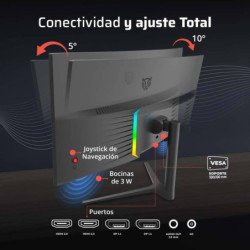 Monitor Gaming Curvo 34 Pulgadas 165hz: COSMOS ARCUS MCA34X Balam Rush FreeSync/G-Sync Adaptativo
