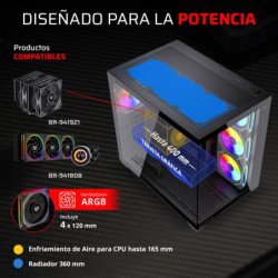 Gabinete Media Torre TANK CORE ULTRA GM925 Factor: Micro ATX, Mini ITX