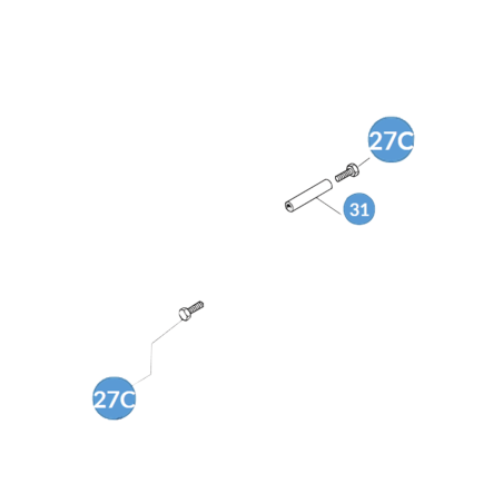 Paquete de bujes y tornillos - FL180 G12000 G4000 G6000
