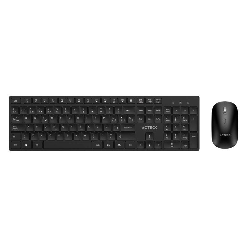 Kit Teclado y Mouse Acteck CREATOR VANTAGE AERO MK555 Teclado y Mouse Inalámbrico,