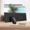 Kit Teclado y Mouse Acteck CREATOR VANTAGE AERO MK555 Teclado y Mouse Inalámbrico,