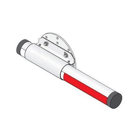 Brazo iluminado de aluminio de 4 metros