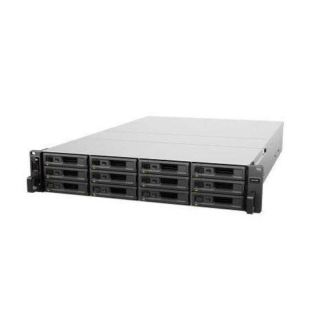 Unidad De Expansión Synology Rx1225Rp, 12 Bahías Para Unidades 3.5" Y 2.5" Sata HDd/SSD, Intercambio En Caliente, Fuente De Alim