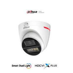 Camara HDCVI x plus, dahua dh-hac-hdw1249xn-il-a-pro, domo 2mp wizcolor, imagen 24 hr a color, corrección de distorsión de image
