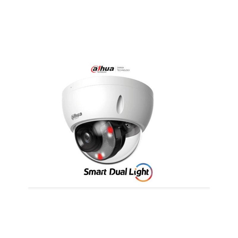 Camara IP domo 4 megapíxeles, 2, 8mm, 101°, Dual light 30 metros, WizS