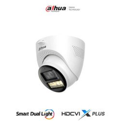 Cámara domo DAHUA HAC-HDW1200TQ-IL-T, de 2 megapíxeles, HDCVI Xplus, iluminador dual inteligente, audio bidireccional