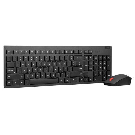 Lenovo Kit de Teclado y Mouse Inalámbricos esenciales Gen2 Black-LA Spanish 171 (sin baterías)