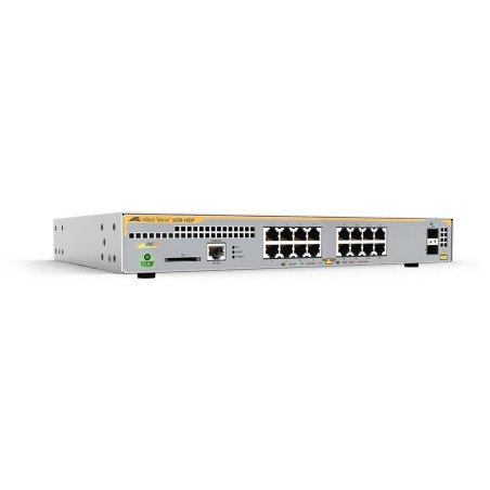 Switch PoE+ Administrable Capa 3, 16 Puertos 10/100/1000Mbps + 2 SFP Gigabit, 247W