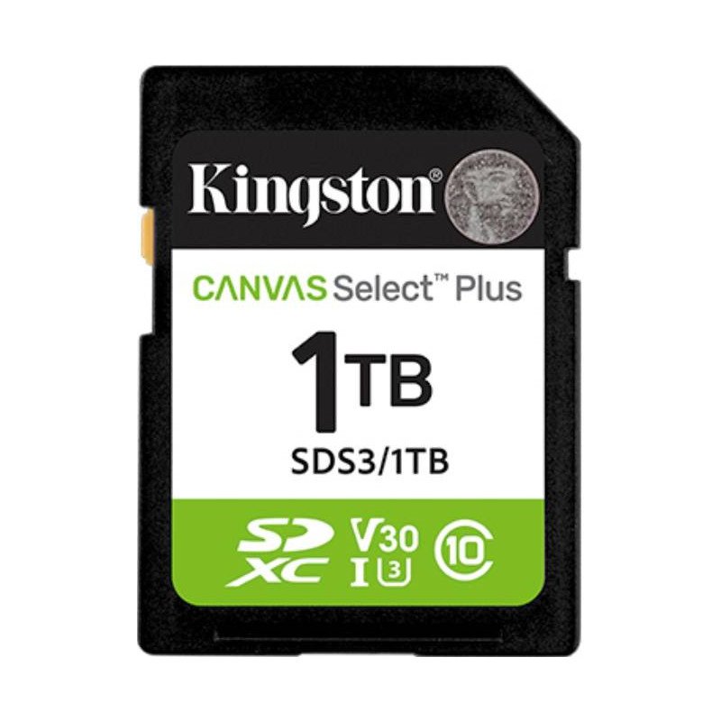 Kingston Technology Canvas Select Plus Gen3 1 TB SD UHS-I Clase 10