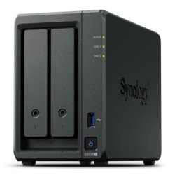 NAS Synology DS725+, 2 bahías núcleo doble hasta 3.1 GHz, 1 puerto LAN