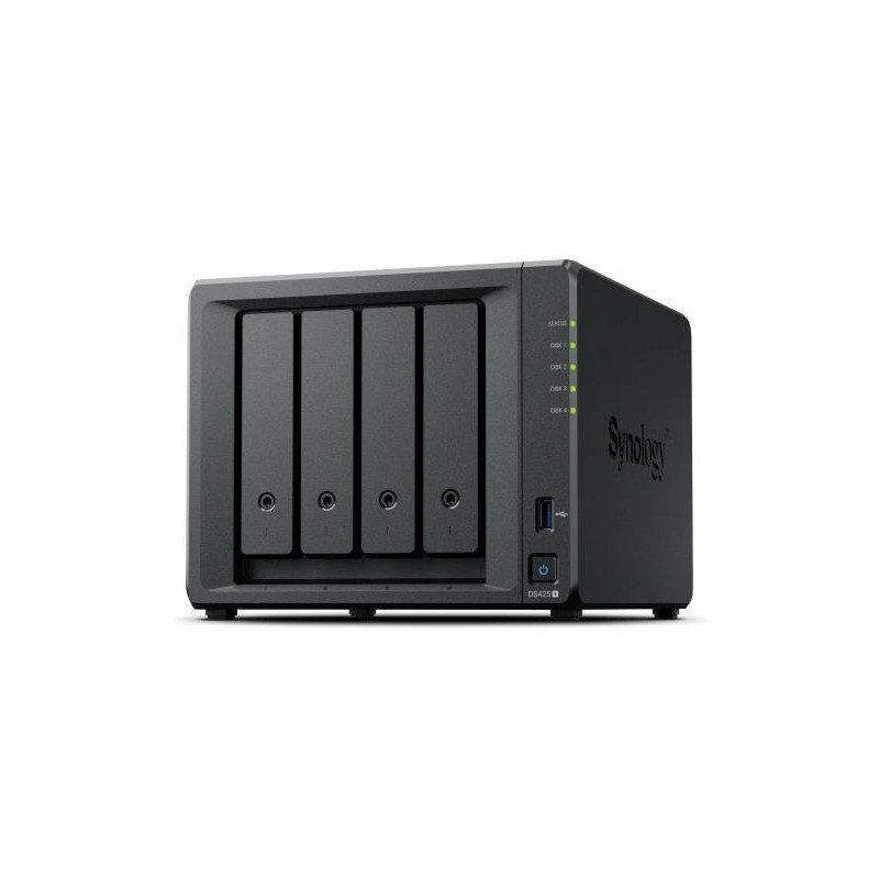 NAS Synology DS425+, 4 bahías núcleo cuádruple 2.0 GHz, hasta 80 TB, 2