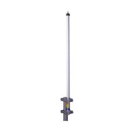 Antena Base UHF, Fibra de Vidrio, 9 dB para Máxima Cobertura, rango de frecuencia 430 - 450 MHz.