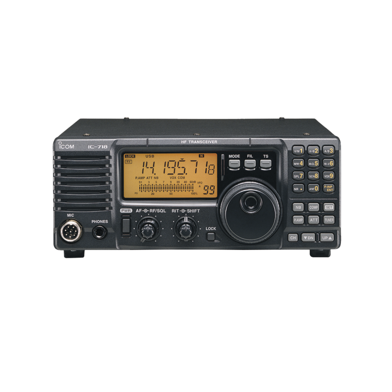 Radio base HF para Radio aficionados 100W SSB, 40W AM, 101 canales.