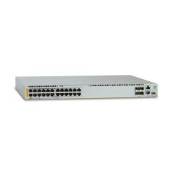 Switch stackeable capa 3, 24 puertos 10/100/1000 Mbps + 4 puertos SFP+ 10 g y dos bahías hotswap psu, versión federal