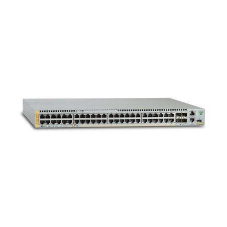 Switch stackeable capa 3, 48 puertos 10/100/1000 Mbps + 4 puertos SFP+ 10 g y dos bahías hotswap psu, versión federal