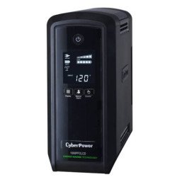 UPS de línea interactiva CyberPower CP1000PFCLCDA, 1kVA/600W, Torre, A