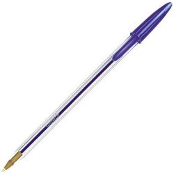 Bolígrafo azul punto mediano