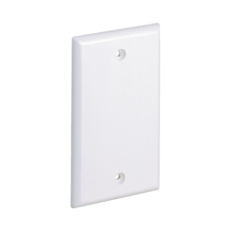 Placa de pared ciega universal, material abs, color blanco