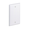 Placa de pared ciega universal, material abs, color blanco