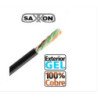 Bobina SAXXON OUTPCAT6GCOPEXT, 305 m, Negro, Exterior, Cat6, 100 Cobre