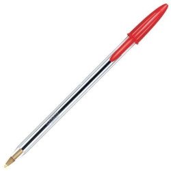 Bolígrafo rojo punto mediano