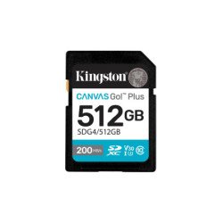 Memoria SDXC Kingston Technology Canvas Go! Plus, 512 GB, Clase 10, UH