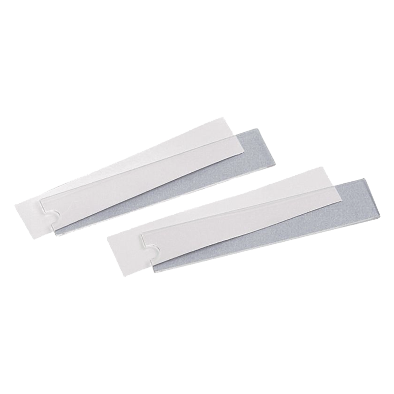 Kit de 50 etiquetas y 50 cubiertas, para uso con placas de pared mini-com® ejecutivas o clásicas con espacio para etiqueta