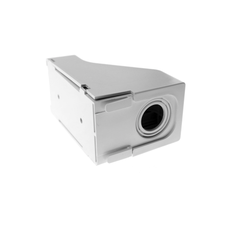 Accesorio para techo falso, entrada, con conexión tubería 1, 2 a 1 in, compatible con canaletas ld3, ld5 y ld10, color blanco ma