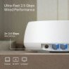 Sistema Mesh WiFi 7, Wi-Fi 7 de Triple Banda de 3.6Gbps, 2 puertos 2.5