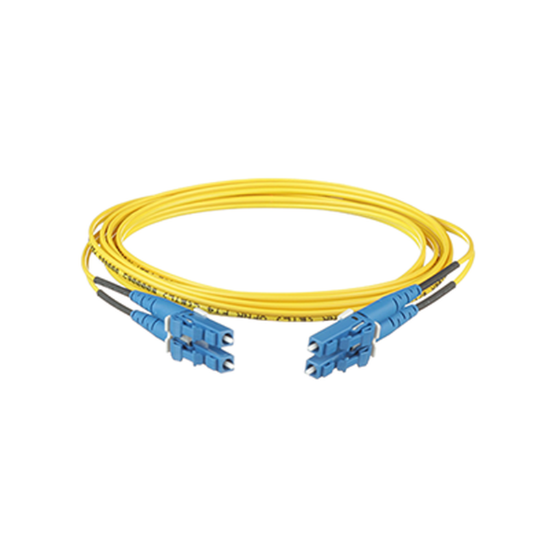 Jumper de fibra óptica monomodo 9, 125 os2, LC-LC dúplex, ofnr (riser), color amarillo, 13 metros Jumper de fibra óptica monomodo 9, 125 os2, LC-LC dúplex, ofnr (riser), color amarillo, 13 metros