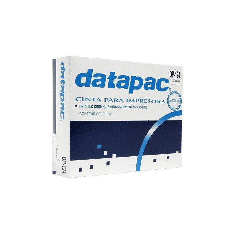 Cinta negra para impresora pieza por caja Datapac AP200-/SP200-/212Fcon FD-/SP216