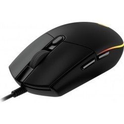 Mouse Logitech G203 - USB, juego, 200-8.000 dpi, negro