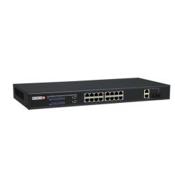 Switch Poe de 16 canales, total power 250w, en modo cctv puedes conect