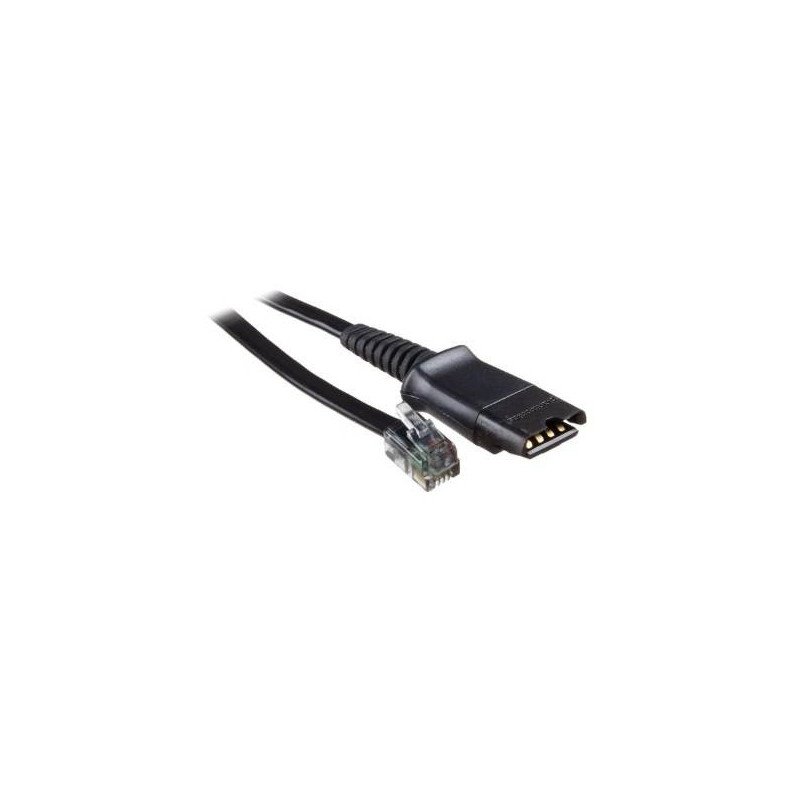 Poly cable U10P, Adaptador QD a RJ9