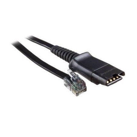 Poly cable U10P, Adaptador QD a RJ9