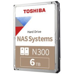 Disco duro interno Toshiba n300 6TB 3.5" 7200rpm NAS 256mb