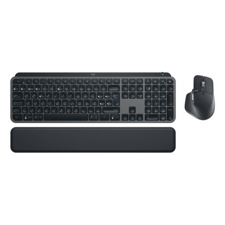 Teclado, mouse Logitech MX keys combo business gen 2 inalámbrico USB bolt grafito