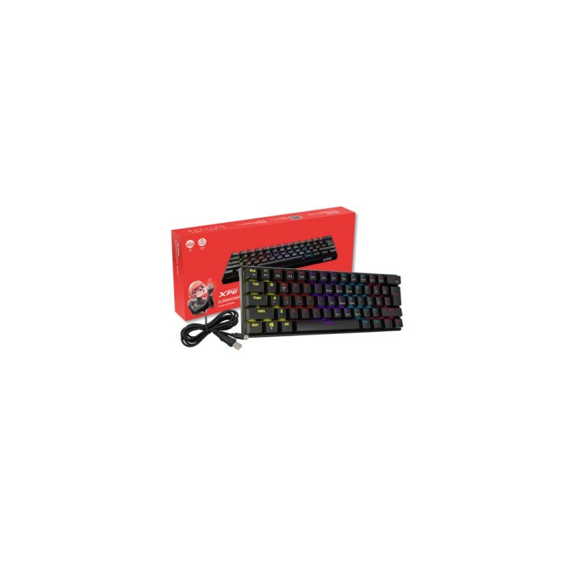 Teclado GAMING XPG SUMMONER MINI - Switch OUTEMU RED. Con iluminación 
