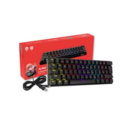 Teclado GAMING XPG SUMMONER MINI - Switch OUTEMU RED. Con iluminación 