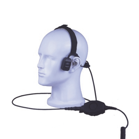 Auricular de conducción ósea con PTT grande, para Hytera TC320/1688
