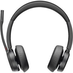 Audífonos Plantronics POLY 77Y99AA Voyager 4320 UC con Base de Carga USB A Inalámbrico, Bluetooth, Negro