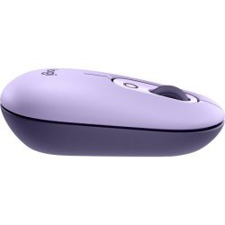 Mouse Logitech POP, Ambidextro, Óptico, RF Wireless + Bluetooth, 4000 DPI, Lavanda