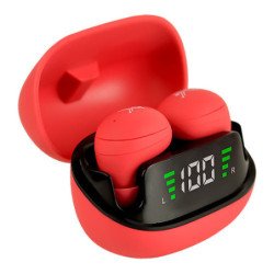 Audífonos bluethooth TWS mini tinybeatz rojo